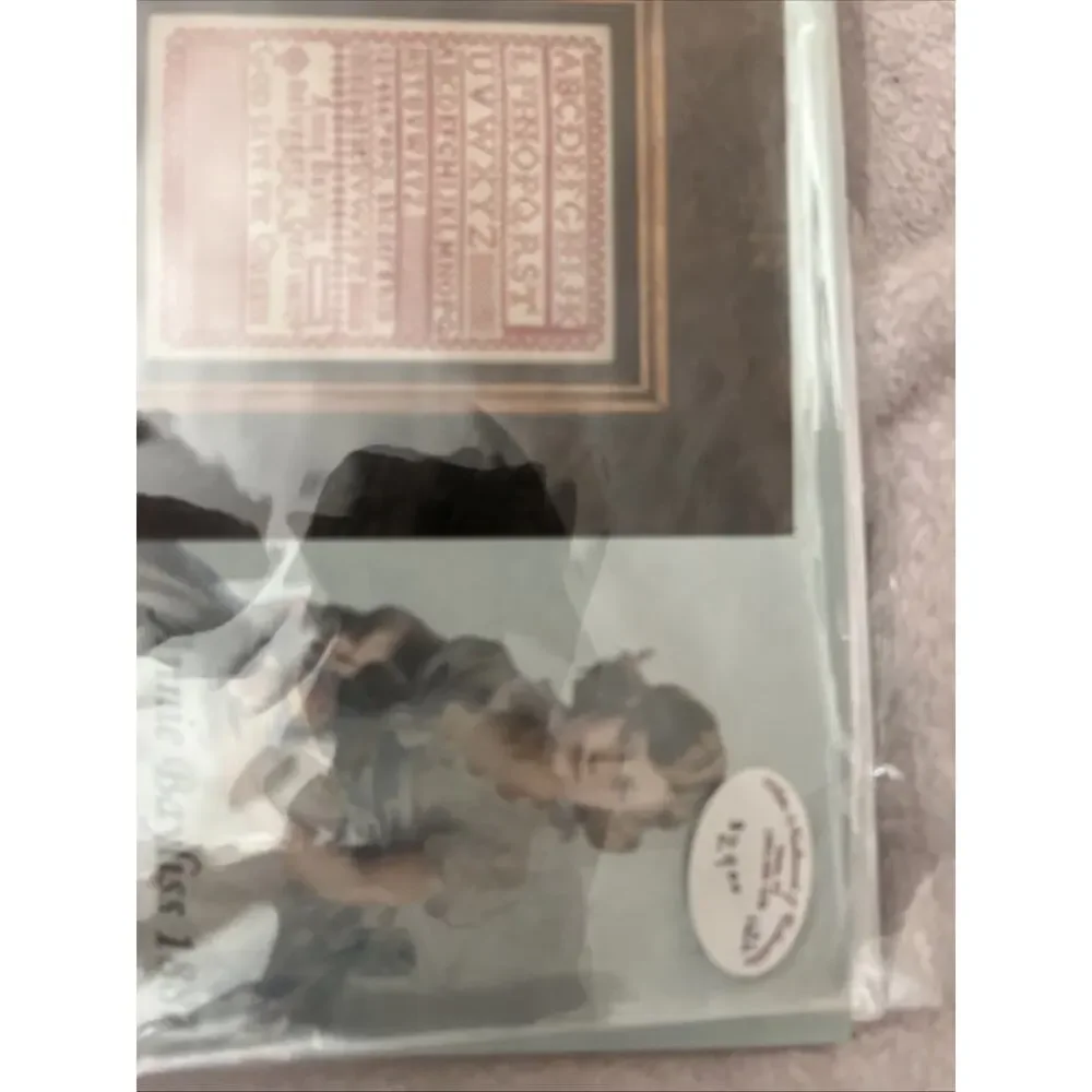 Hands Across The Sea Sampler Annie Bayliss 1887 GOD SAVE THE QUEEN Red Box
